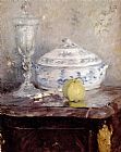 Tureen Canvas Paintings - Tureen And Apple